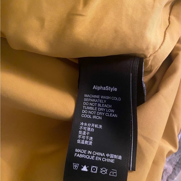 ALPHASTYLE Jacket Size XL No Tags-SAMPLE JACKET - Picture 8 of 11